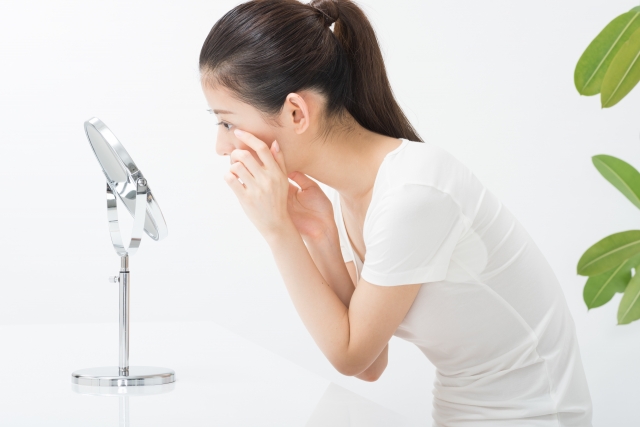 皮膚の色の変化について